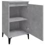 Concrete gray plywood bedside table 40x35x70 cm by vidaXL, Nightstands - Ref: Foro24-819652, Price: 44,18 €, Discount: %