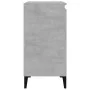 Concrete gray plywood bedside table 40x35x70 cm by vidaXL, Nightstands - Ref: Foro24-819652, Price: 44,18 €, Discount: %