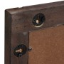 Juego de muebles de baño 2 pcs Marrón nogal 62 x 33 x 58 cm