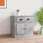 Concrete gray plywood sideboard 70x35.5x67.5 cm by vidaXL, Sideboards - Ref: Foro24-816428, Price: 95,48 €, Discount: %