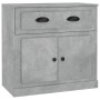 Betongraues Sperrholz-Sideboard 70 x 35,5 x 67,5 cm von vidaXL, Sideboards - Ref: Foro24-816428, Preis: 101,53 €, Rabatt: %