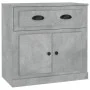Concrete gray plywood sideboard 70x35.5x67.5 cm by vidaXL, Sideboards - Ref: Foro24-816428, Price: 95,48 €, Discount: %