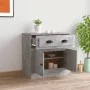 Concrete gray plywood sideboard 70x35.5x67.5 cm by vidaXL, Sideboards - Ref: Foro24-816428, Price: 95,48 €, Discount: %