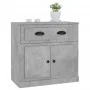 Aparador de madera contrachapada gris hormigón 70x35,5x67,5 cm de vidaXL, Aparadores - Ref: Foro24-816428, Precio: 95,48 €, D...