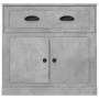 Betongraues Sperrholz-Sideboard 70 x 35,5 x 67,5 cm von vidaXL, Sideboards - Ref: Foro24-816428, Preis: 101,53 €, Rabatt: %