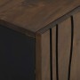 Juego de muebles de baño 3 pcs Marrón nogal 38 x 33 x 160 cm