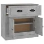 Aparador de madera contrachapada gris hormigón 70x35,5x67,5 cm de vidaXL, Aparadores - Ref: Foro24-816428, Precio: 95,48 €, D...