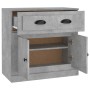 Concrete gray plywood sideboard 70x35.5x67.5 cm by vidaXL, Sideboards - Ref: Foro24-816428, Price: 101,53 €, Discount: %