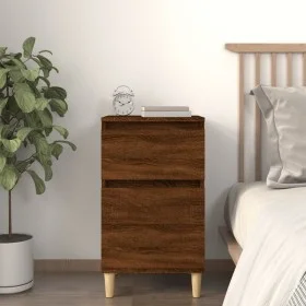 Bedside table in brown oak color, 40x35x70 cm by vidaXL, Nightstands - Ref: Foro24-819706, Price: 44,27 €, Discount: %