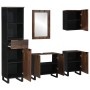 Juego de muebles de baño 5 pcs 38 x 33 x 160 cm