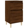 Bedside table in brown oak color, 40x35x70 cm by vidaXL, Nightstands - Ref: Foro24-819706, Price: 44,79 €, Discount: %