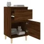 Bedside table in brown oak color, 40x35x70 cm by vidaXL, Nightstands - Ref: Foro24-819706, Price: 44,26 €, Discount: %