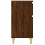 Bedside table in brown oak color, 40x35x70 cm by vidaXL, Nightstands - Ref: Foro24-819706, Price: 44,79 €, Discount: %