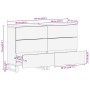 Vitrina 2 pcs Marrón 60 x 33 x 75 cm madera maciza de mango