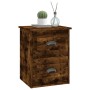 Wand-Nachttisch aus geräucherter Eiche, 41,5 x 36 x 53 cm von vidaXL, Nachttische - Ref: Foro24-816402, Preis: 42,06 €, Rabat...