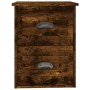 Wand-Nachttisch aus geräucherter Eiche, 41,5 x 36 x 53 cm von vidaXL, Nachttische - Ref: Foro24-816402, Preis: 42,06 €, Rabat...