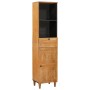 Juego de muebles de baño 3 pcs Marrón 38 x 33 x 160 cm
