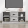 Sonoma gray plywood TV cabinet 99.5x35.5x48 cm by vidaXL, TV Furniture - Ref: Foro24-816278, Price: 75,31 €, Discount: %