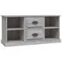Sonoma gray plywood TV cabinet 99.5x35.5x48 cm by vidaXL, TV Furniture - Ref: Foro24-816278, Price: 75,31 €, Discount: %