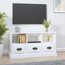 Weißer TV-Schrank aus Sperrholz, 100 x 35 x 50 cm von vidaXL, TV-Möbel - Ref: Foro24-816288, Preis: 68,15 €, Rabatt: %