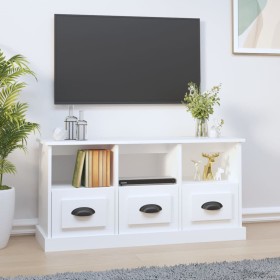 Weißer TV-Schrank aus Sperrholz, 100 x 35 x 50 cm von vidaXL, TV-Möbel - Ref: Foro24-816288, Preis: 67,91 €, Rabatt: %