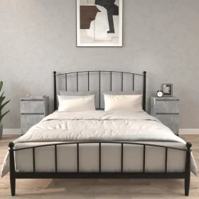 Bedside tables 2 pcs concrete gray 40x35x70 cm by vidaXL, Nightstands - Ref: Foro24-819717, Price: 83,50 €, Discount: %