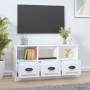 Weißer TV-Schrank aus Sperrholz, 100 x 35 x 50 cm von vidaXL, TV-Möbel - Ref: Foro24-816288, Preis: 68,28 €, Rabatt: %