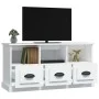 White plywood TV cabinet 100x35x50 cm by vidaXL, TV Furniture - Ref: Foro24-816288, Price: 68,03 €, Discount: %