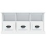 Weißer TV-Schrank aus Sperrholz, 100 x 35 x 50 cm von vidaXL, TV-Möbel - Ref: Foro24-816288, Preis: 68,28 €, Rabatt: %