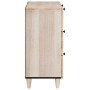 Vitrina 2 pcs 60 x 33 x 75 cm madera maciza de mango