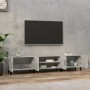 TV-Möbel aus grauem Betonsperrholz 180x31,5x40 cm von vidaXL, TV-Möbel - Ref: Foro24-816268, Preis: 94,90 €, Rabatt: %