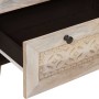 Vitrina 3 pcs 60 x 33 x 75 cm madera maciza de mango
