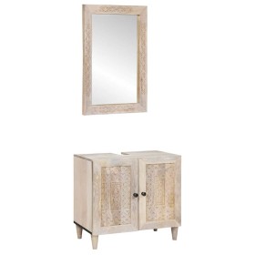 Juego de muebles de baño 2 pcs 62 x 33 x 58 cm