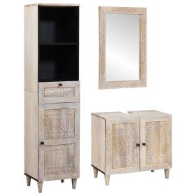 Juego de muebles de baño 3 pcs 38 x 33 x 160 cm Juego de muebles de baño 3 pcs 38 x 33 x 160 cm
