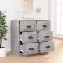 Aparador de madera contrachapada gris hormigón 70x35,5x67,5 cm by vidaXL, Sideboards - Ref: Foro24-816436, Price: 111,48 €, D...