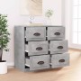 Grau-betonfarbener Schrank aus Sperrholz 70x35,5x67,5 cm von vidaXL, Sideboards - Ref: Foro24-816436, Preis: 113,18 €, Rabatt: %