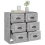 Aparador de madera contrachapada gris hormigón 70x35,5x67,5 cm by vidaXL, Sideboards - Ref: Foro24-816436, Price: 111,48 €, D...