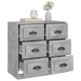 Grau-betonfarbener Schrank aus Sperrholz 70x35,5x67,5 cm von vidaXL, Sideboards - Ref: Foro24-816436, Preis: 113,18 €, Rabatt: %