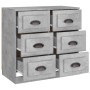 Grau-betonfarbener Schrank aus Sperrholz 70x35,5x67,5 cm von vidaXL, Sideboards - Ref: Foro24-816436, Preis: 113,18 €, Rabatt: %