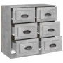 Grau-betonfarbener Schrank aus Sperrholz 70x35,5x67,5 cm von vidaXL, Sideboards - Ref: Foro24-816436, Preis: 111,48 €, Rabatt: %
