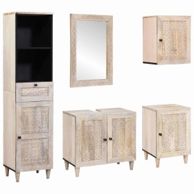 Juego de muebles de baño 5 pcs 38 x 33 x 160 cm