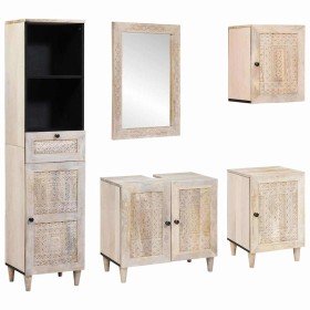 Juego de muebles de baño 5 pcs 38 x 33 x 160 cm
