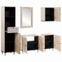Juego de muebles de baño 5 pcs 38 x 33 x 160 cm