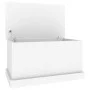 Aufbewahrungskoffer aus Sperrholz weiß 70x40x38 cm von vidaXL, Aufbewahrungskisten - Ref: Foro24-816504, Preis: 60,79 €, Raba...