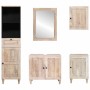Juego de muebles de baño 5 pcs 38 x 33 x 160 cm