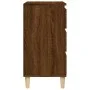 Mesita de noche madera contrachapada roble marrón 40x35x70 cm de vidaXL, Mesitas de noche - Ref: Foro24-819667, Precio: 55,10...