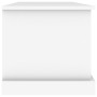 Baúl de almacenaje madera contrachapada blanco 70x40x38 cm