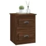 Wand-Nachttisch aus brauner Eiche, 41,5 x 36 x 53 cm von vidaXL, Nachttische - Ref: Foro24-816406, Preis: 51,24 €, Rabatt: %