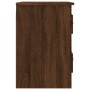 Mesita de noche de pared color roble marrón 41,5x36x53 cm de vidaXL, Mesitas de noche - Ref: Foro24-816406, Precio: 51,82 €, ...