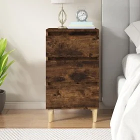 Nachttisch aus geräuchertem Eichensperrholz, 40 x 35 x 70 cm von vidaXL, Nachttische - Ref: Foro24-819665, Preis: 44,61 €, Ra...